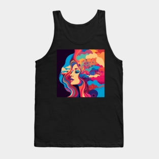 Psychedelic Girl Tank Top